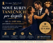 Kurz společensk&yacute;ch a modern&iacute;ch tanců pro dospěl&eacute;