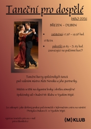 Taneční pro dospělé jaro 2026